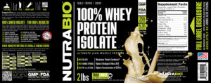 100% Whey Protein Isolate Cool Cappuccin