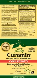 Label for Curamin Extra Strength