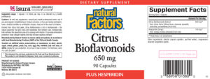 Citrus Bioflavonoids 650 mg