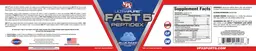 Label for Fast 5 Blue Razz