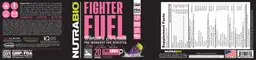 Label for Fighter Fuel Women's Formula Grape