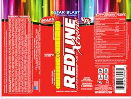 Label for Redline Xtreme Star Blast
