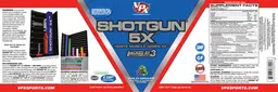Label for ShotGun 5X Wild Grape