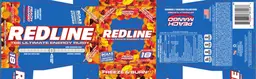 Label for Redline Xtreme Peach Mango