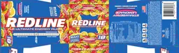 Label for Redline Xtreme Strawberry Lemonade