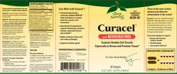 Label for Curacel With Resveratrol