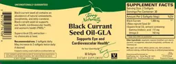 Label for Black Currant Seed Oil-GLA
