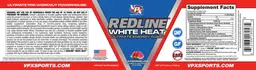 Label for Redline White Heat Watermelon