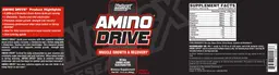 Label for Amino Drive Fruit Punch