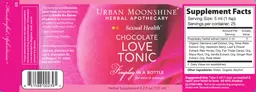 Label for Chocolate Love Tonic