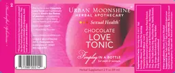 Label for Chocolate Love Tonic