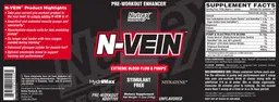 Label for N-Vein Unflavored