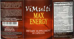 Label for Max Energy