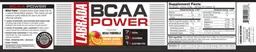 Label for BCAA Power Orange Mango