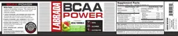 Label for BCAA Power Strawberry Kiwi