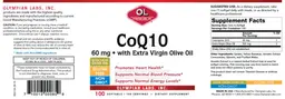 Label for CoQ10 60 mg