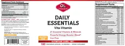 Label for Daily Essentials