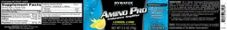 Label for Amino Pro Lemon Lime