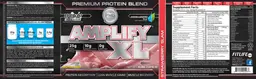 Label for Amplify XL Strawberry Slam