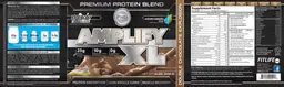 Label for Amplify XL Double Chocolate Explosion