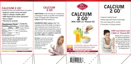 Label for Calcium 2 Go