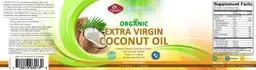 Label for Organic Extra Virgin Coconut Oil