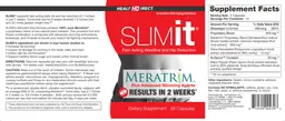 Label for SLIMit