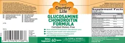 Label for Glucosamine Chondroitin Formula