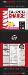 Label for Super Charge! Raspberry Lemonade