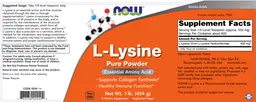 Label for L-Lysine
