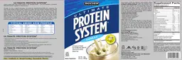 Label for Ultimate Protein System Vanilla