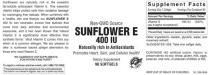 Sunflower E 400 IU