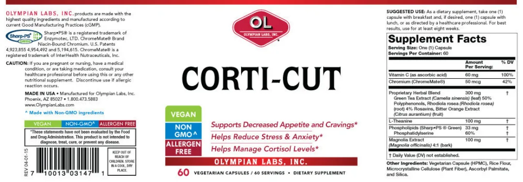 Label for Corti-Cut
