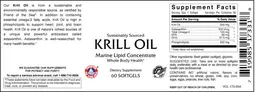 Label for Krill Oil