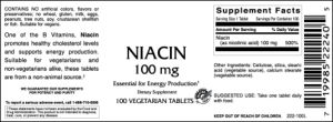Niacin 100 mg