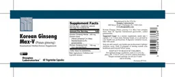 Korean Ginseng Max-V