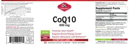 Label for CoQ10 600 mg