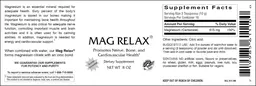Label for Mag Relax