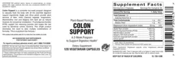 Label for Colon Support