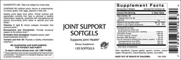 Label for Joint Support Softgels