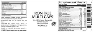 Iron Free Multi Caps