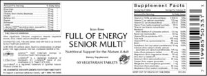 Iron Free Full of Energy Senior Multi