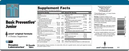 Label for Basic Preventive Junior