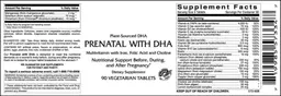 Label for Prenatal With DHA