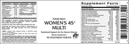 Label for Women's 45+ Multi
