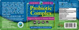 Label for Probiotic Complex