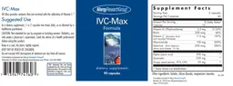 Label for IVC-Max Formula