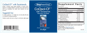 CoQsol-CF With Tocotrienols
