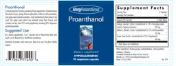 Label for Proanthanol