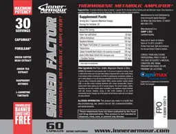 Label for Shred Factor